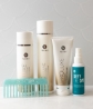 Neora’s Summer Hair Essentials Set which includes ProLuxe Rebalancing Shampoo and Conditioner, Proluxe Hair Mask and a FREE Ultimate Detangling Comb and Defy the Day Leave-in Conditioner Spray